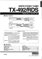 Yamaha TX-492 - Service Manual